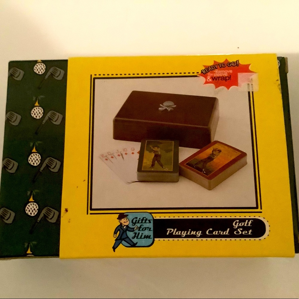 😊Golf themed playing cards Great Christmas gift for the golfer who plays cards
